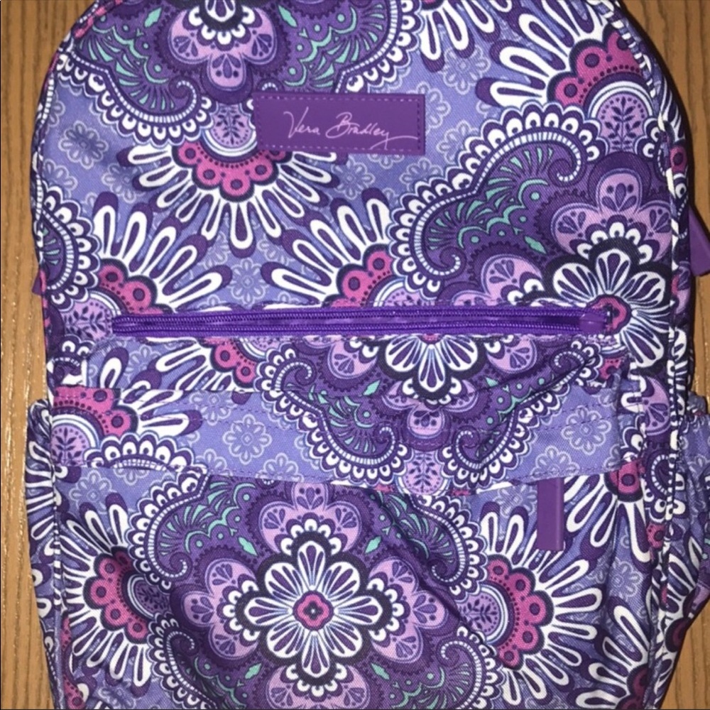 Vera bradley lilac tapsy backpack